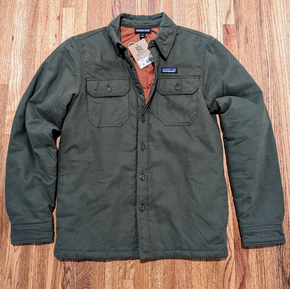 Patagonia Men's Insulated Organic Cotton Midweight Fjord Flannel Shirt - Men's S